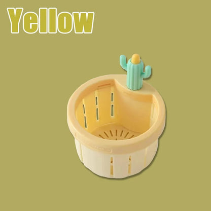 Push-Clean Kitchen Sink Strainer