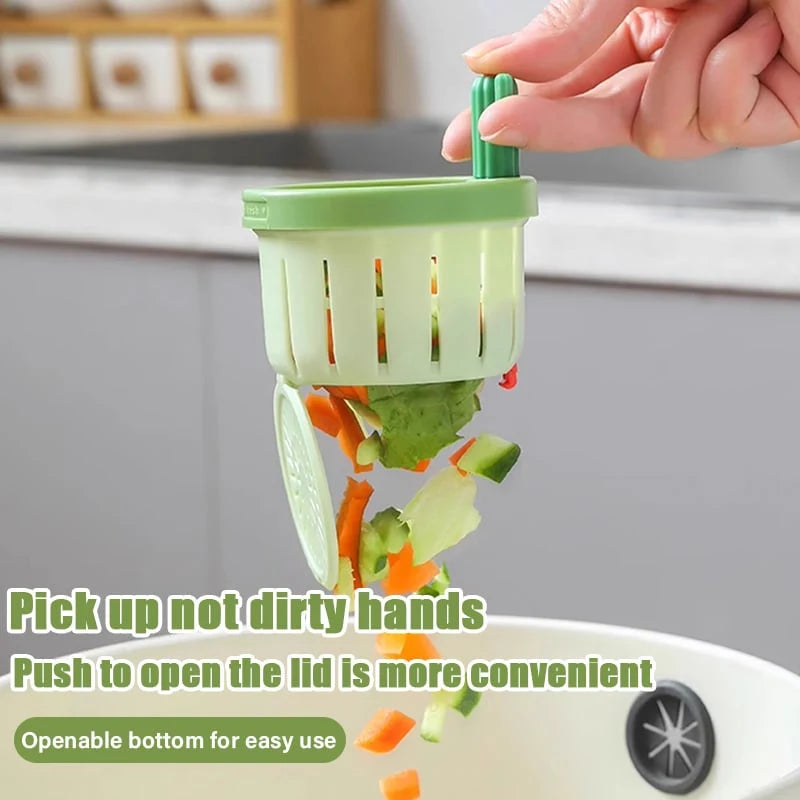Push-Clean Kitchen Sink Strainer