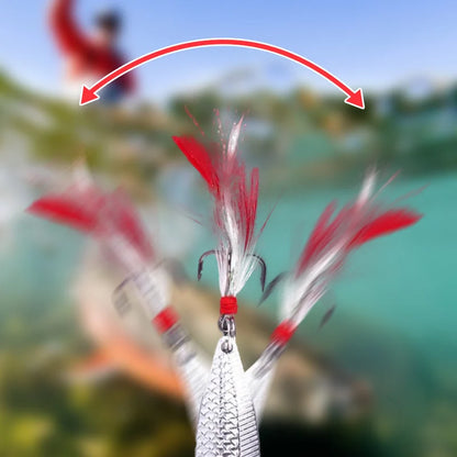 3D Floating Fishing Bait Set with 3 Hooks
