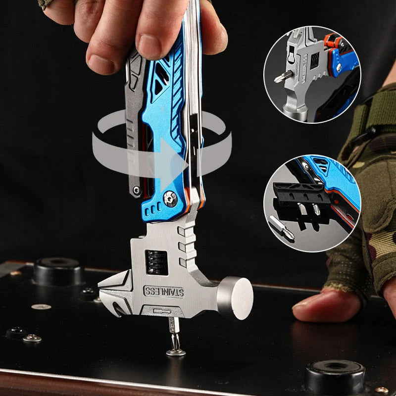 Multitool Hammer with Storage Bag