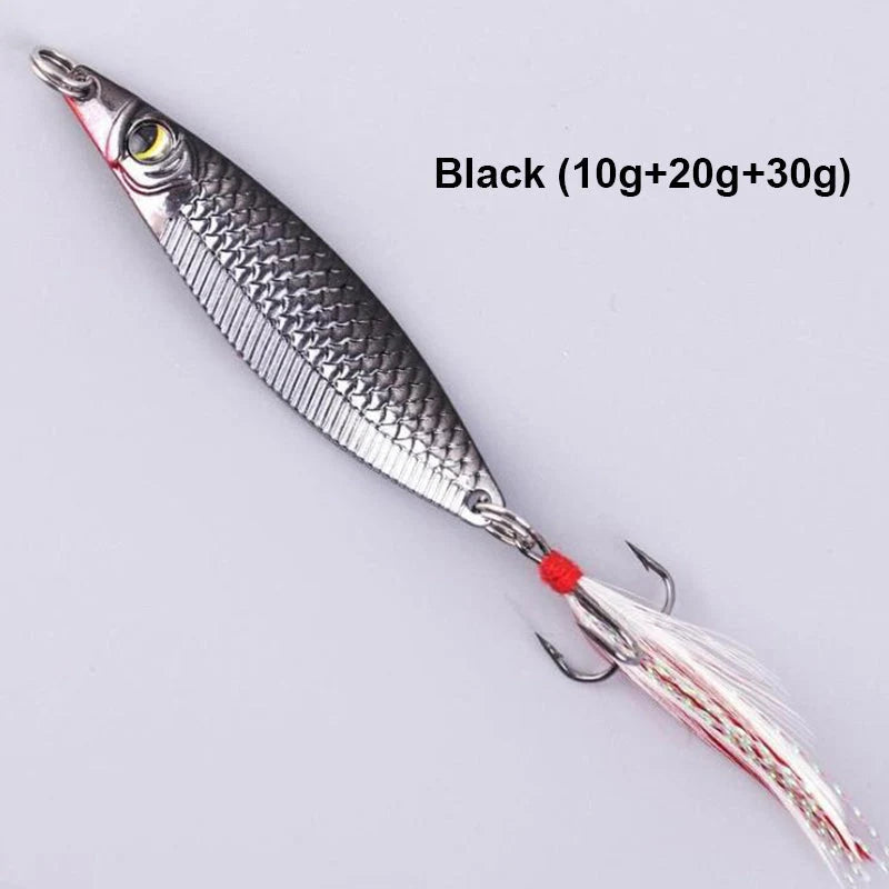 3D Floating Fishing Bait Set with 3 Hooks