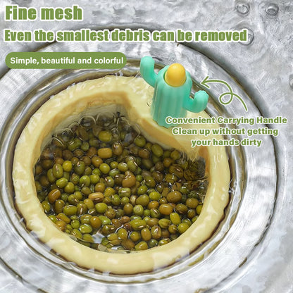 Push-Clean Kitchen Sink Strainer