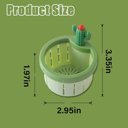 Push-Clean Kitchen Sink Strainer