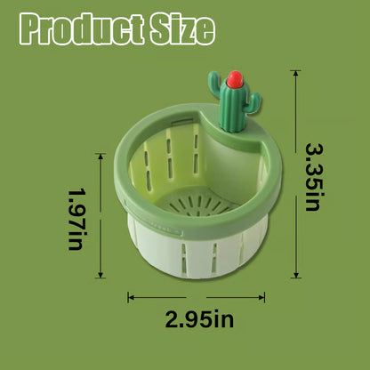 Push-Clean Kitchen Sink Strainer
