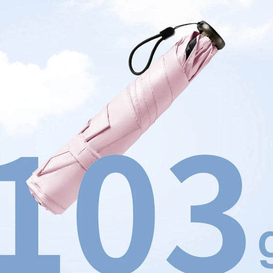 Compact Folding Sun and Rain Umbrella