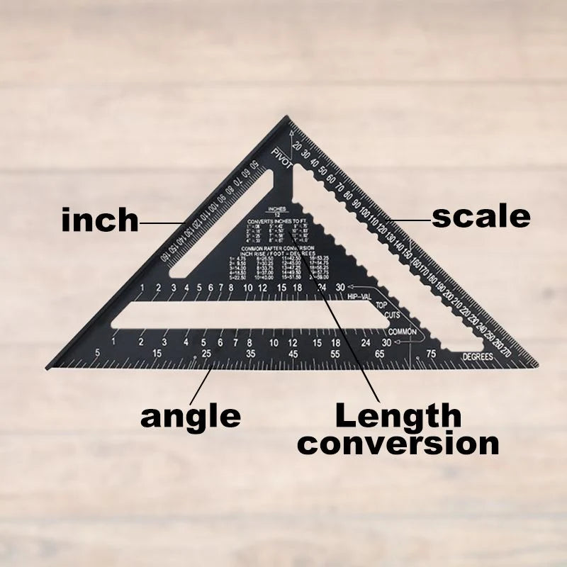 Woodworking Triangle Ruler