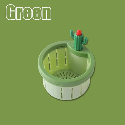 Push-Clean Kitchen Sink Strainer