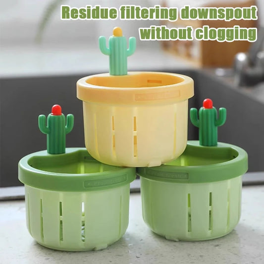 Push-Clean Kitchen Sink Strainer